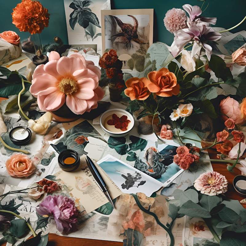 Brandeer - custom graphic brand flower arrangement concept 3